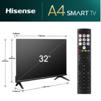HISENSE 32A4N LED HD Smart TV