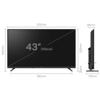 Tesla 43E645BFW Full HD/webOS/crna/frameless