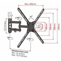 BARKAN E3433 LCD TV zglobni zidni nosac do 65 inca