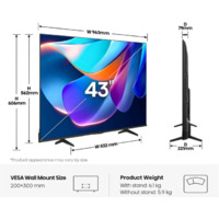 HISENSE 43E6ST DLED Smart TV
