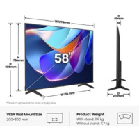 HISENSE 58E6ST DLED Smart TV